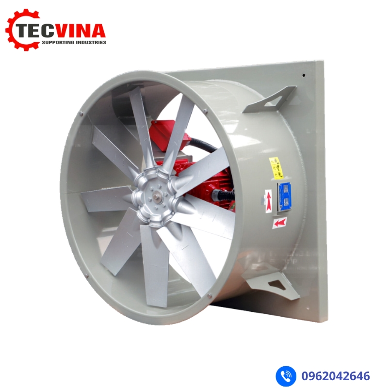 Quạt thông gió nhà xưởng hút mái hướng trục AXI-4-D